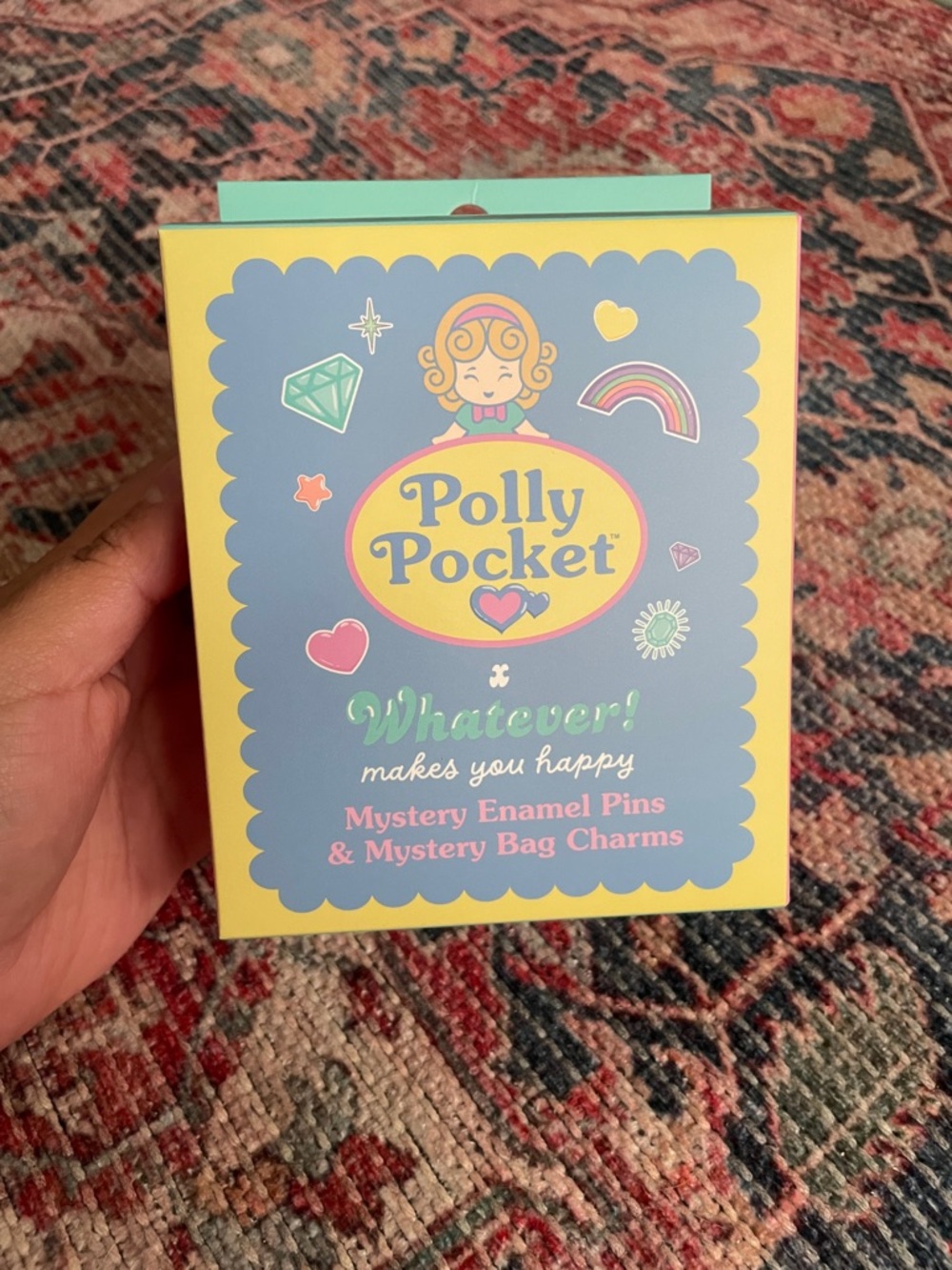 Whatever make you happy Polly pocket enamel pin bag charm